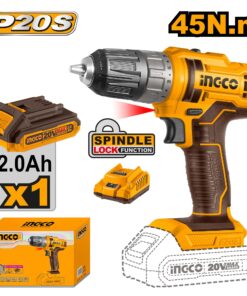 شنيور بطارية 20 فولت سرعات ظرف 10ملي 1 بطارية 1 شاحن من انكو موديل CDLI200518