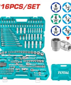 طقم لقم نص وربع بوصة راتشة 216قطعة - THKTHP22166