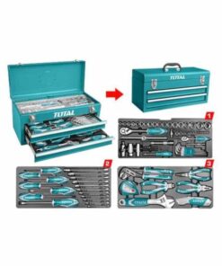 THPTCS70971  _شنطة صاج 97قطعة 3درج توتال