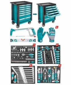 THPTCS71621 _تروللى صاج 162قطعة 7درج توتال