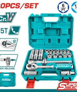 طقم لقم نص بوصة علبة بلاستيك راتشة 20قطعة _ THT121201