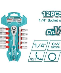 طقم لقم رباط كارت 1/4 بوصة 12 قطعة - tht14114126