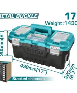 شنطة بلاستيك قفل معدن 17 بوصة - TPBX0172