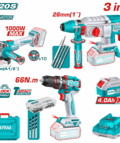 طقم كومبو 20 فولت (هيلتي – شنيور – صاروخ) TOSLI241198