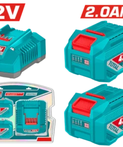 طقم 2 بطارية ليثيوم 42 فولت 2 امبير + شاحن - TFBCPM20221