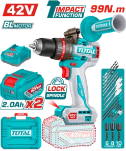 شنيور بطارية 42 فولت 99 نيوتن 1 بطارية - TIDLI429982