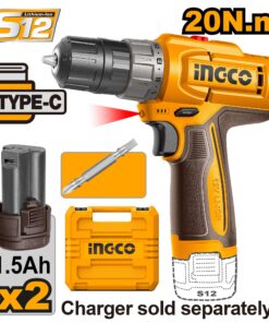 شنيور 12 فولت 2 بطارية تايب سي سوبر انكو – CDLI12206