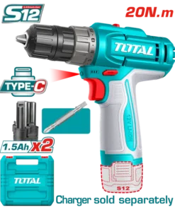 شنيور بطارية 12 فولت 2 بطارية تايب سي (جديد) - TDLI12206