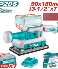 صنفره مربعة مع بطارية 4 امبير – TFSLI20311