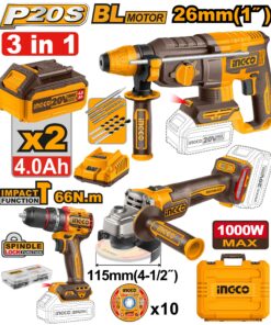 طقم كومبو 20 فولت (هيلتي – شنيور – صاروخ) - COSLI241198