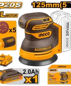 صنفرة دائرية 5 بوصة 1 بطارية انكو – CROSLI20021